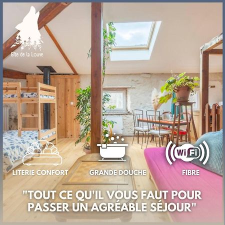 Chambre Triple Deluxe - Gite De La Louve Fougax-et-Barrineuf Екстериор снимка